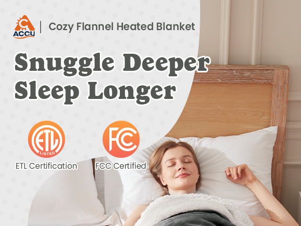 flannel heated blanket