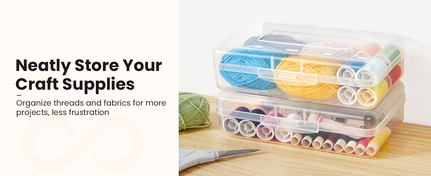 6 pack pencil box clear plastic