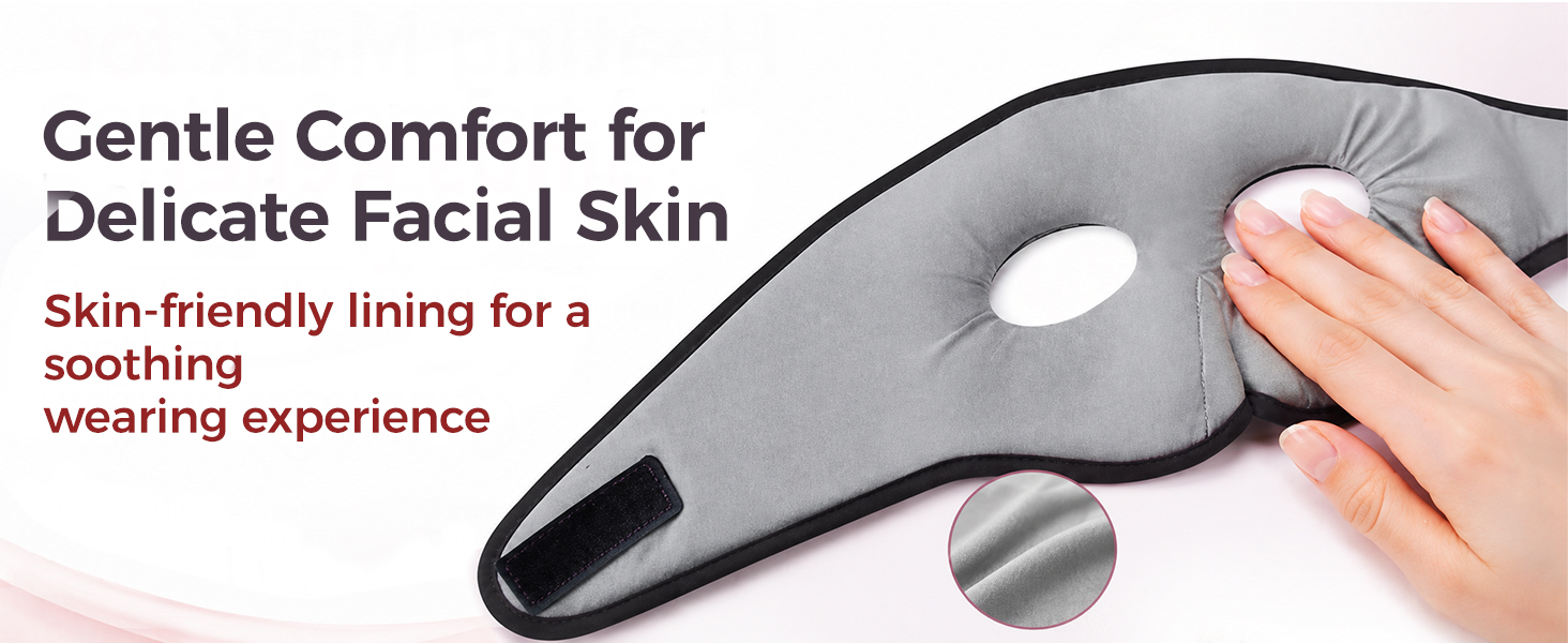 sinus relief heated face mask