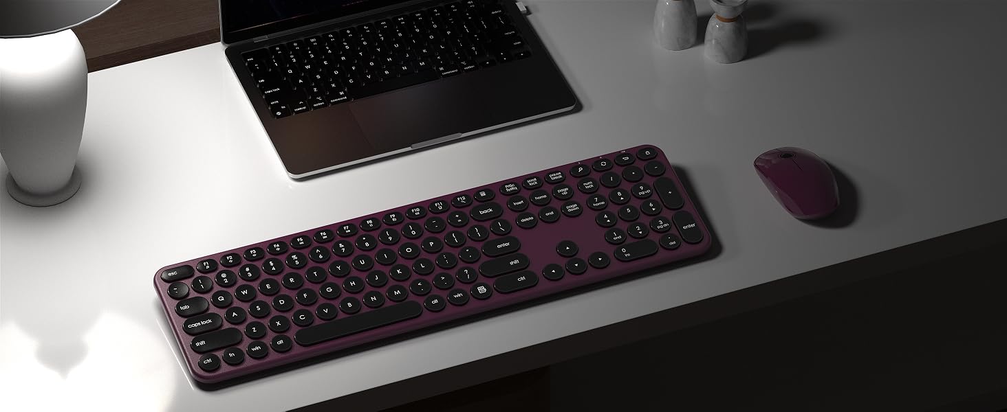 Wireless Keyboard and Mouse Combo