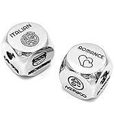 Luck Lab Dinner and A Movie Decider Dice - Date Night Dice with Velvet Storage Bag