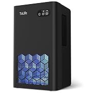 ToLife Dehumidifier for Home Bedroom 1000 sq.ft with Auto Shut-Off, Black