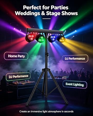 stage light with stand