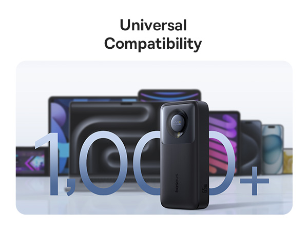 Portable Charger with Retractable USB C Cable