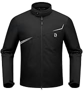 RIDEIRON Motorcycle Jacket with CE Armor, Winter Windproof Riding Slim-Fit Jacket with Removable ...