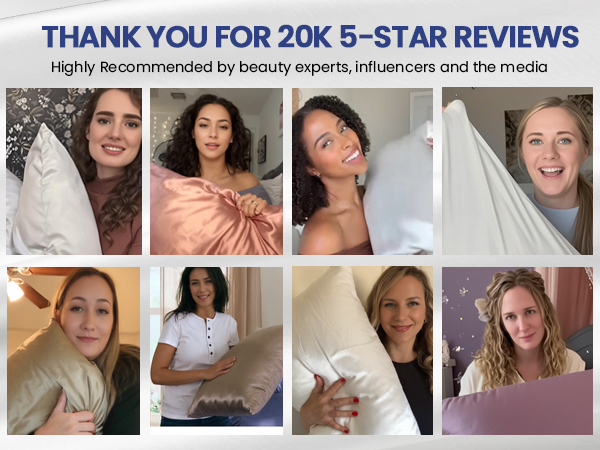 silk pillow cases 2 pack