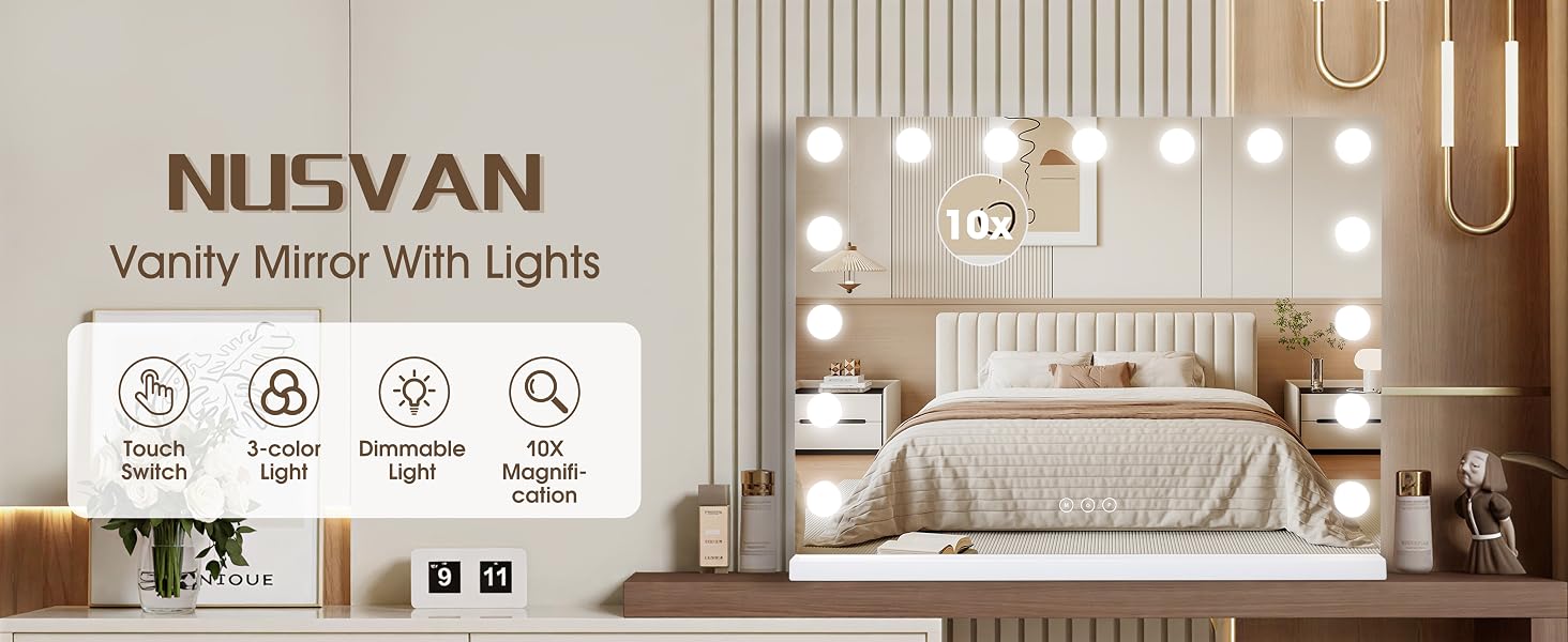 VANITY MIRROR WITH LIGHTS