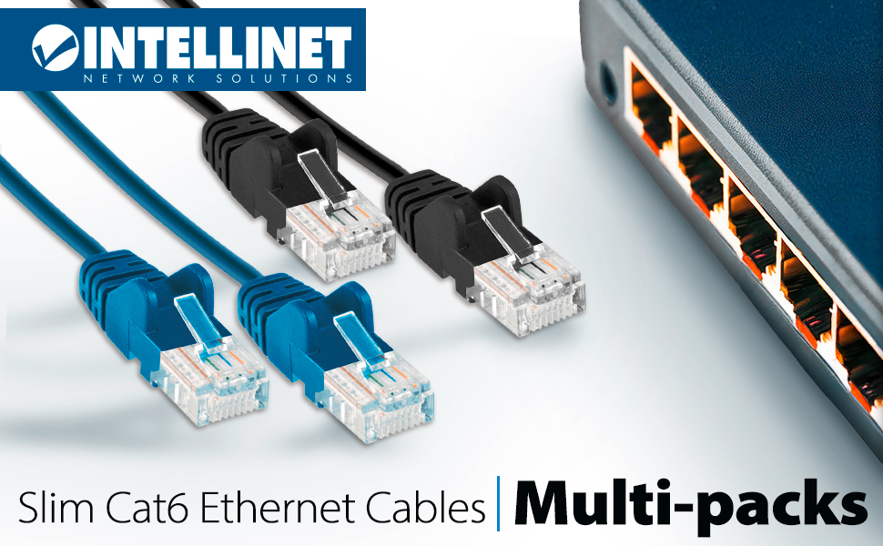 Cat6 Ethernet cable U/UTP Ethernet cable Slim network patch cable 1ft Ethernet cable