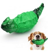 ZeLing HTL Dog Chew Toys for Aggressive Chewers, Indestructible Lizard Shape Tough Dog Toy with N...