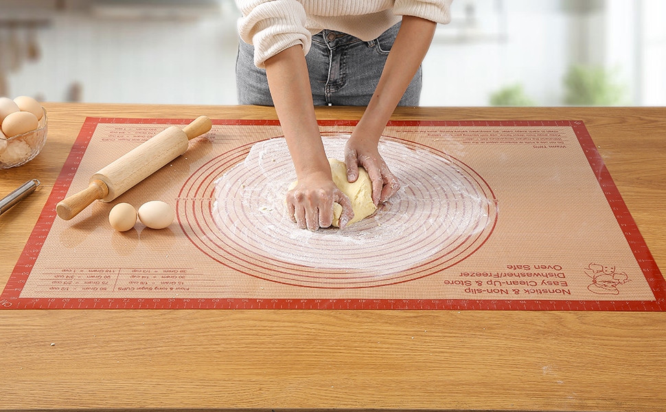 baking mat for rolling dough extra large baking pastry mat