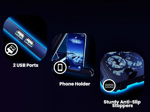 KLIM V8 Laptop Cooling Pad