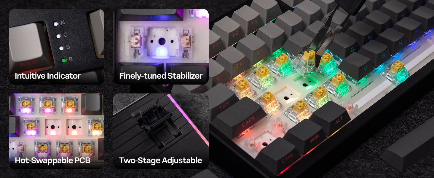 TH108 Wireless Gaming Keyboard