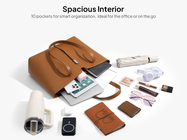 work bag with multiple pockets