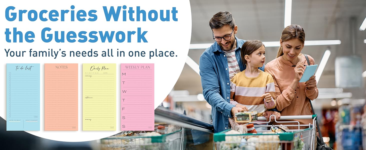 fridge shopping list shopping lists grocery note pads notepad magnetic fridge grocery list paper