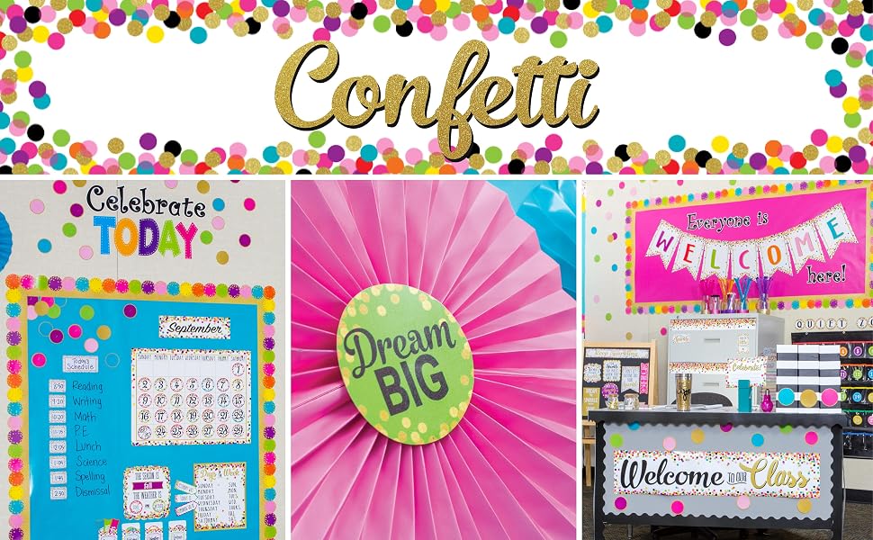 confetti collection banner