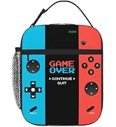 WOEMOZAP Game Insulated Lunch Box,Game Console Kids Lunch Bag For Boys Girls,Reusable Portable Ki...