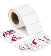 OFFNOVA 2.25” x 1.25” Thermal Direct Labels, Roll of 500 Sheets Personalized Sticker Labels, Ther...
