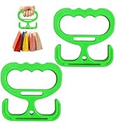 2-Pack Grocery Bag Carrier, Heavy Duty Grocery Bag Holder, Each Holds Up to 100lbs – Comfortable ...