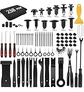 GOOACC 238Pcs Trim Removal Tool, Auto Push Pin Bumper Retainer Clip Set Fastener Terminal Remover...