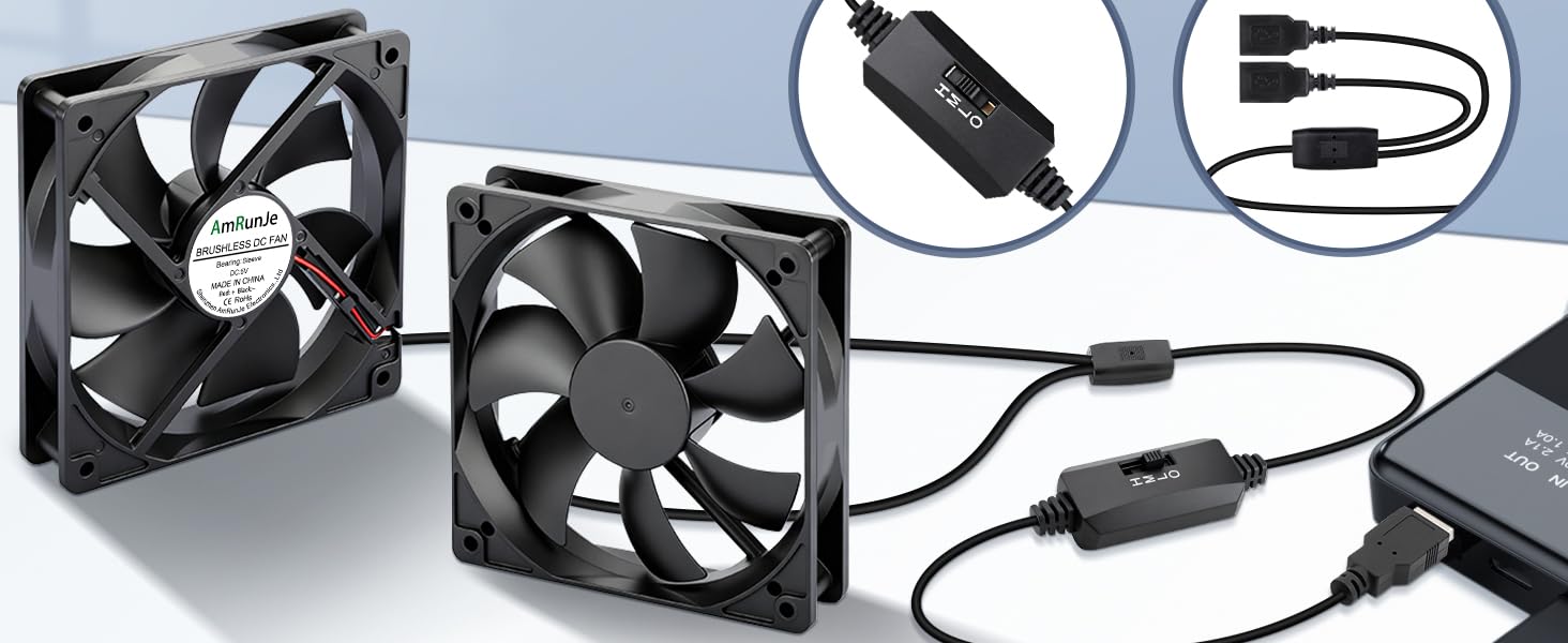 120mm usb 5v speed control cooling exhaust box power small case fan forcomputer pc laptop cabinet