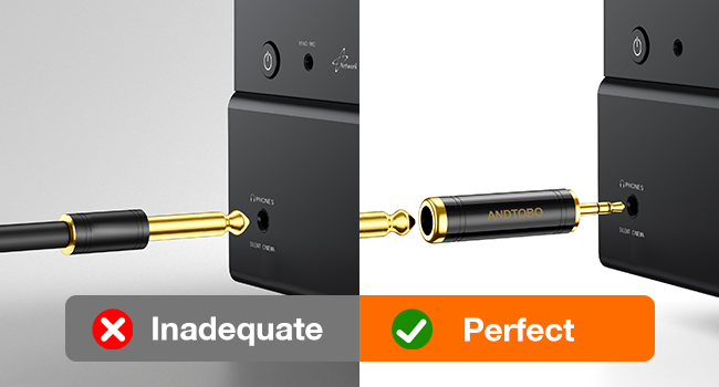 1/8" to 1/4" adapter