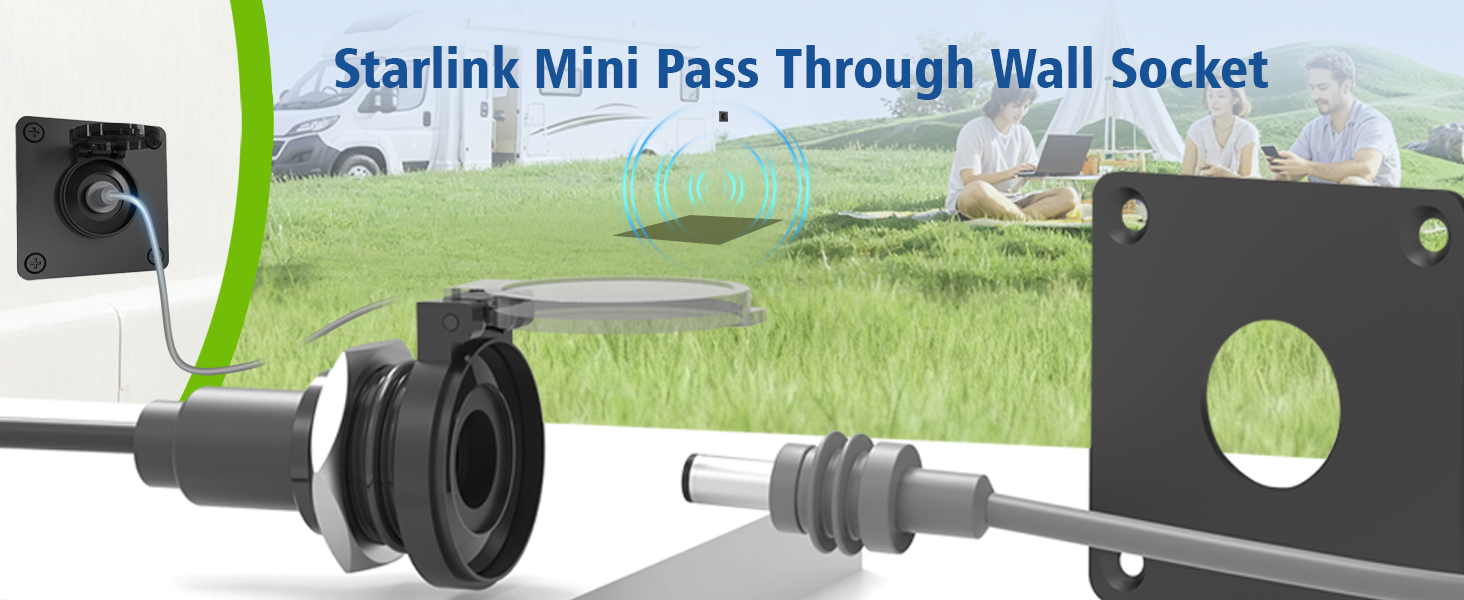 StarlinkMini PassThroughWall Socket