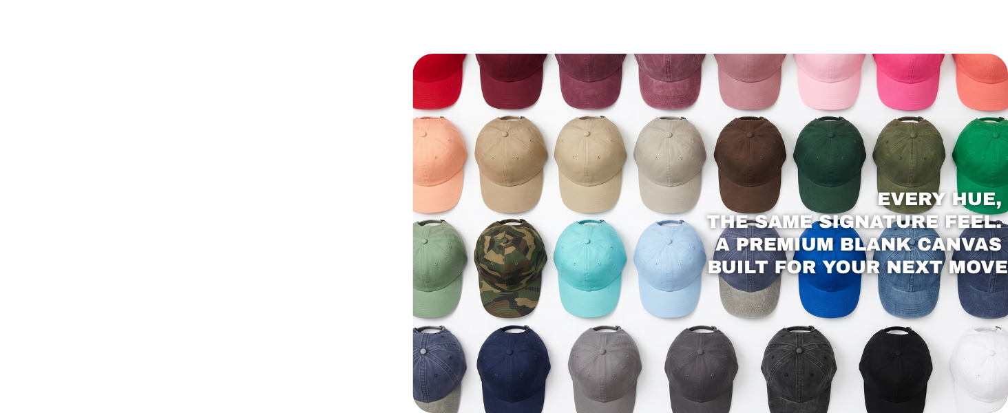 27 + colors of hat arragned