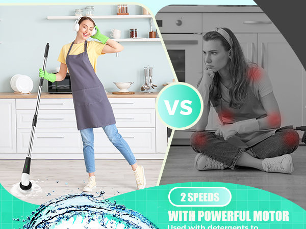 Electric Spin Scrubber Brush
