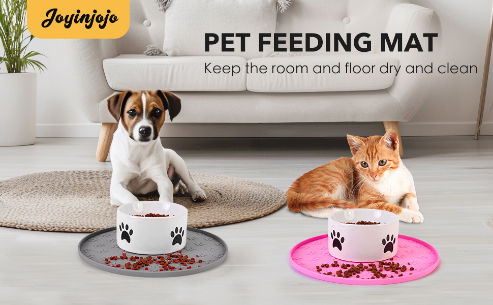 pet feeding mat