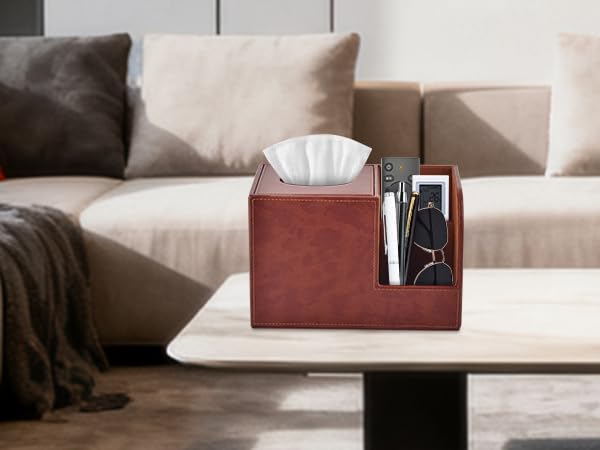 Square Tissue Box Cover Organizer