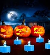 Battery Operated Tea Lights Candles, Flameless Electric Fake Candle 24/50/100 Pack Realistic Flic...