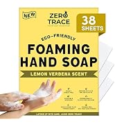 ZERO TRACE Foaming Hand Soap Sheets- Plastic Free Handwash Concentrate - Equivalent To 152 Fl Oz ...