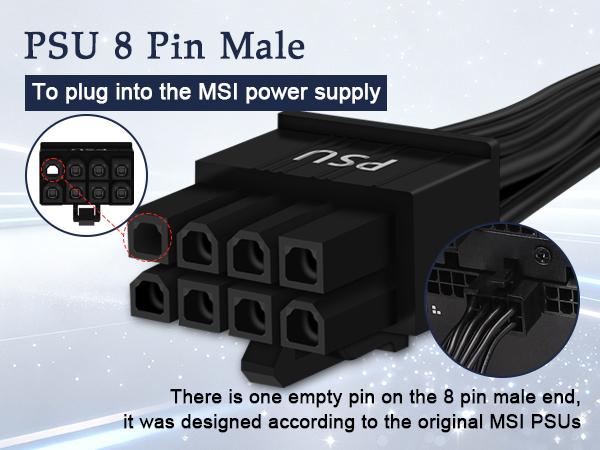 msi mag a750gl pcie5 cable