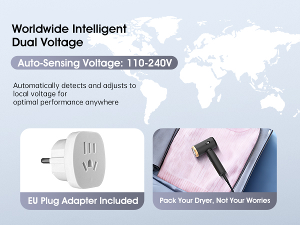 Dual Voltage Hair Dryer