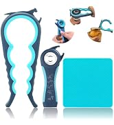 Jar Opener for Weak Hands, 5 in 1 Bottle Opener for Seniors with arthritis | Multifunctional Adju...