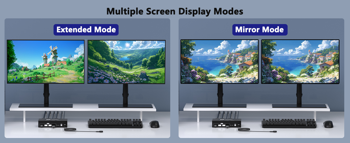 dual monitor kvm switch