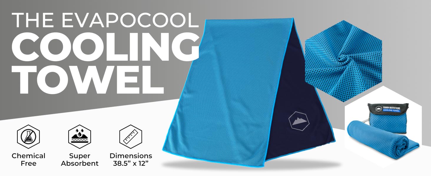 Cooling Towel - Chemical Free Super Absorbent