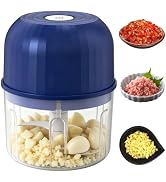 Electric Garlic Chopper,Mini Electric Food Chopper,Electric Mini Garlic Chopper Set,Small Garlic ...