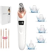 2025 Blackhead Remover Pore Vacuum,Facial Pore Cleaner-5 Suction Power,5 Probes,USB Rechargeable ...