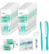 Hygiene Kit Bulk, Individually Packed, Travel Hygiene Kit With Toothbrush, Toothpaste, Comb, Sham...