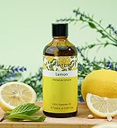 PHATOIL 3.38FL.Oz Lemon Essential Oil, for Aromatherapy Diffusers, Humidifiers, Great for DIY Can...
