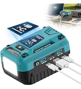 Hisecren 140W USB Battery Charger Compatible with Makita 18V Battery | Type-C Input & Output Fast...