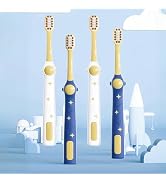 EASICUTI Extra Soft Kids Toothbrushes 4 Pack, Space Style Toddler Toothbrushes for Ages 2-12 Year...