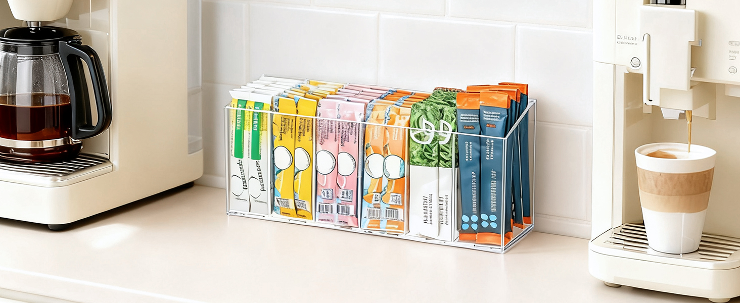 drink packet organizer for office resting room