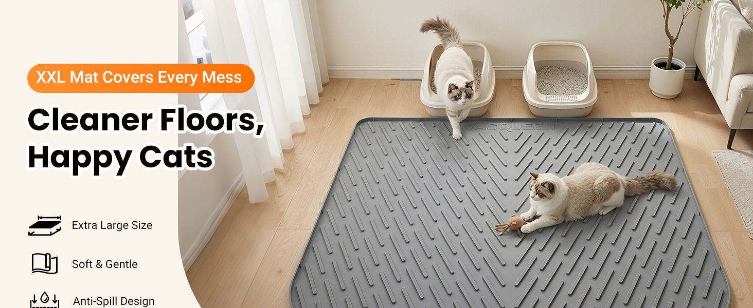 Extra Large Cat Litter Mat