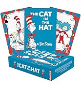 AQUARIUS Cat in The Hat Playing Cards - Dr. Seuss Themed Deck of Cards for Your Favorite Card Gam...