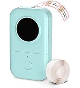 Phomemo D30 Label Maker Machine with Tape, Portable Bluetooth Printer, Small Smart Phone Handheld...