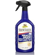 Absorbine ShowSheen Miracle Groom Waterless Shampoo, 5-in-1 Formula for Coat, Mane & Tail, 32oz