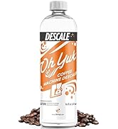 Oh Yuk Coffee Machine Descaler - Cleaning and Descaling Solution Universally Compatible for All B...