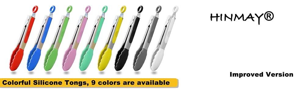 mini silicone tongs